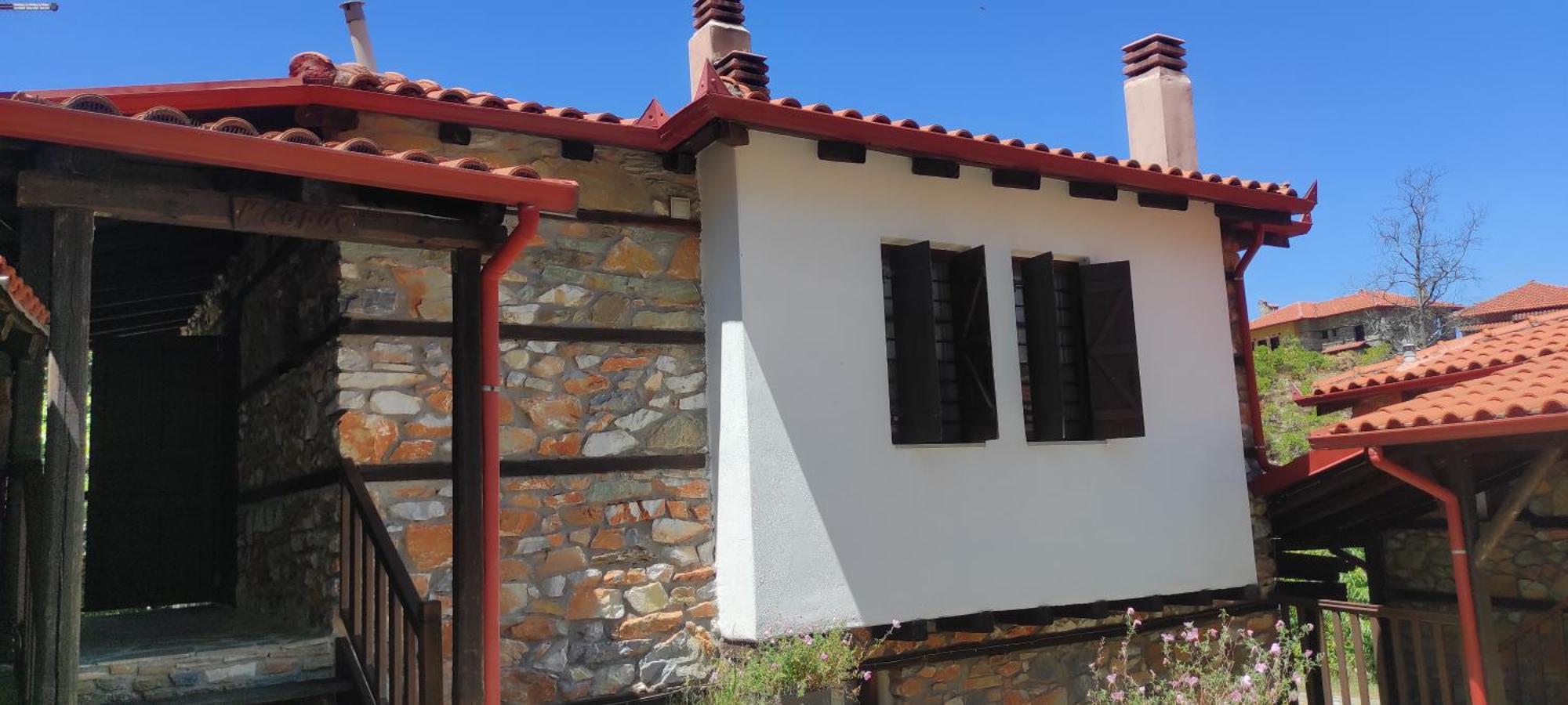 Kastania Gi Apartment Palaios Panteleimonas Bagian luar foto